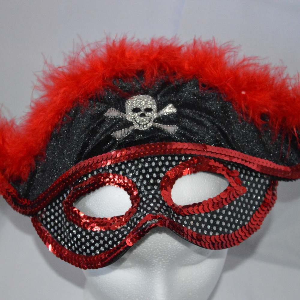 Masquerade Bling Pirate Mask The Finishing Touch